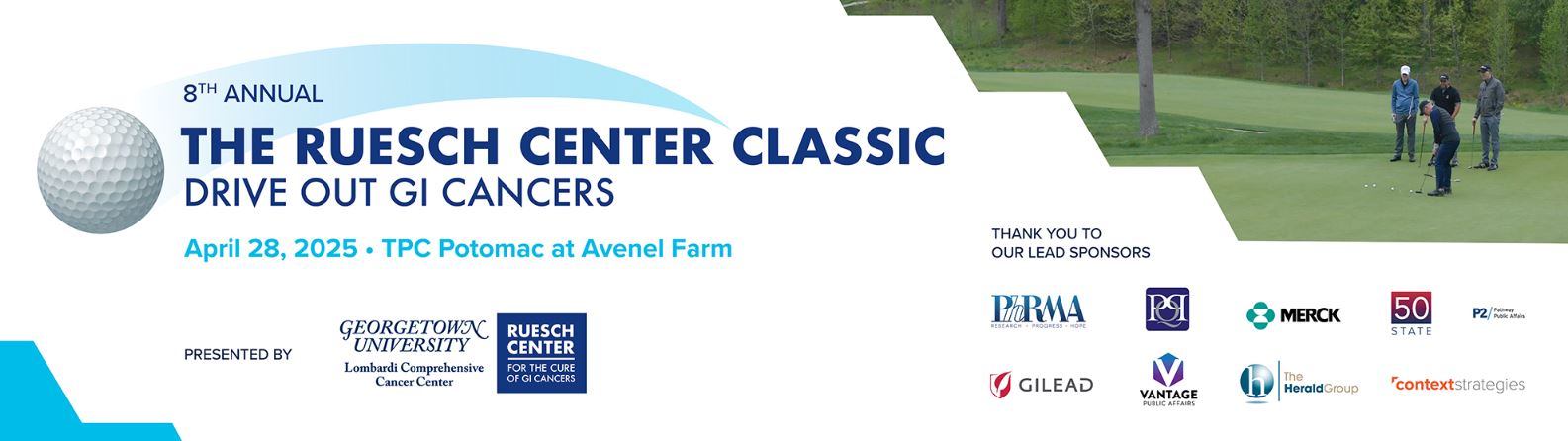 8th Annual Golf Banner