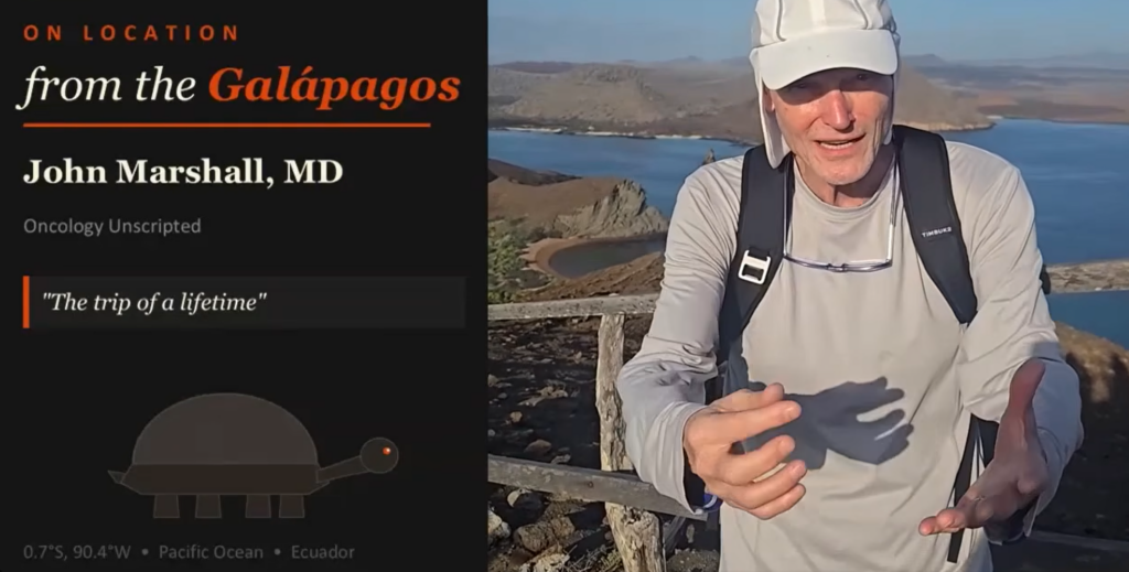 Dr. Marshall reports on lessons in cancer evolution from the Galapagos Islands